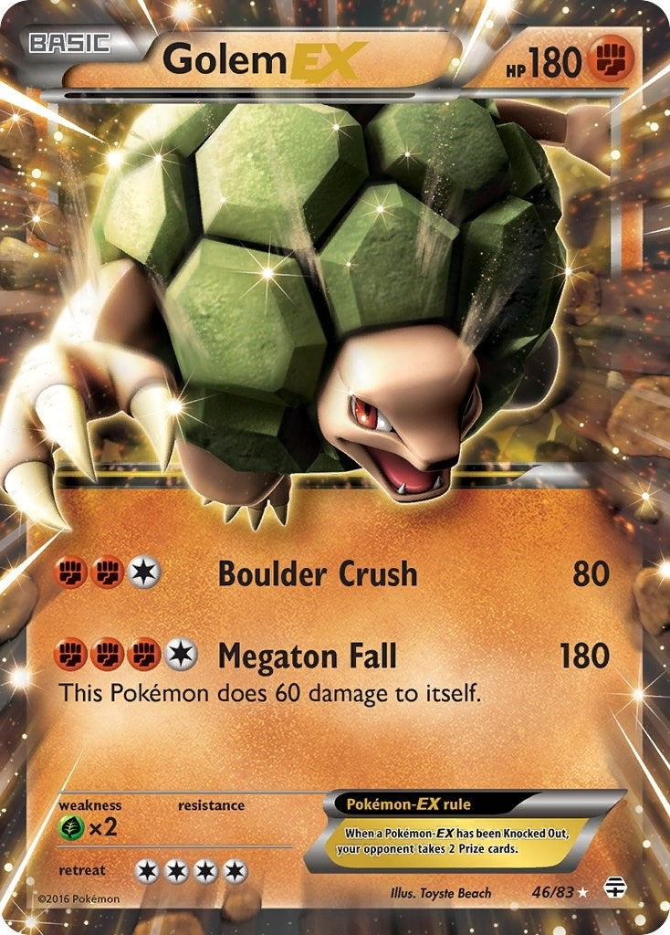 Image for Golem EX (46/83) (GEN) - Pokemon
