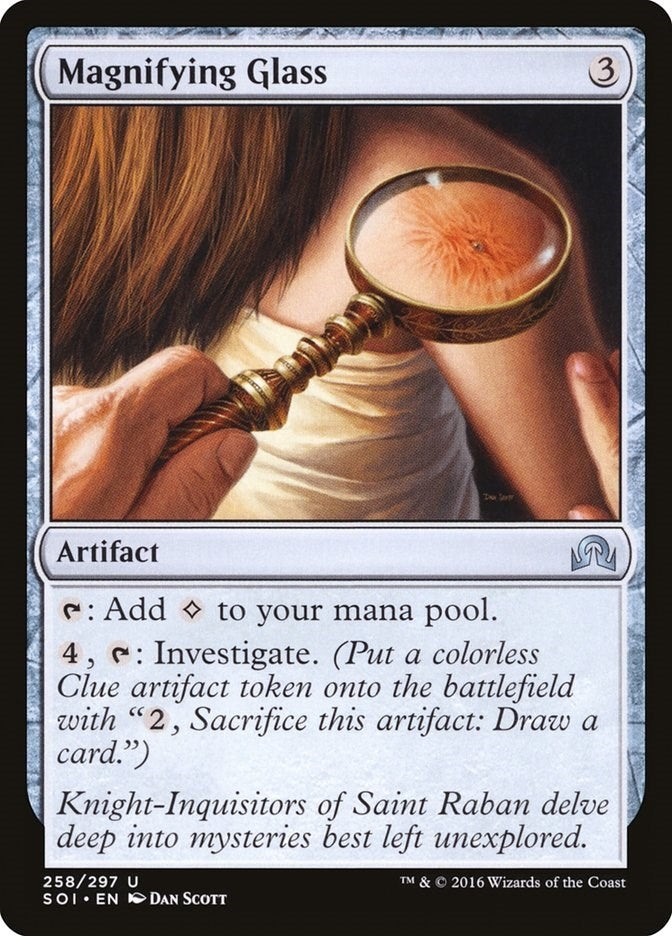 Image for Magnifying Glass (258) (SOI) - Magic: The Gathering
