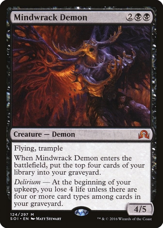 Image for Mindwrack Demon (124) - Magic: The Gathering