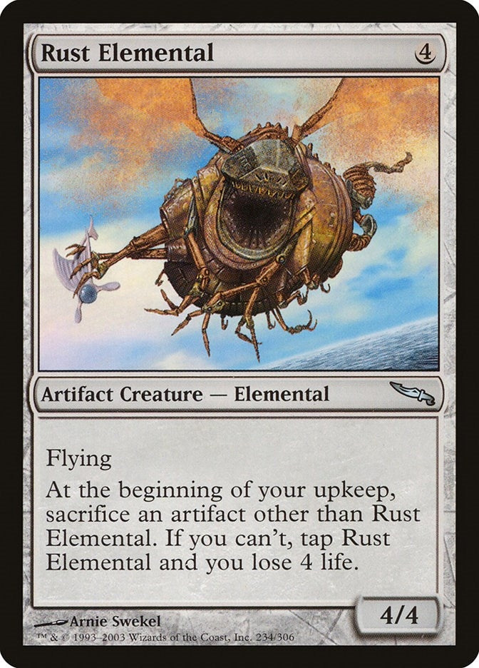 Image for Rust Elemental (234) - Magic: The Gathering