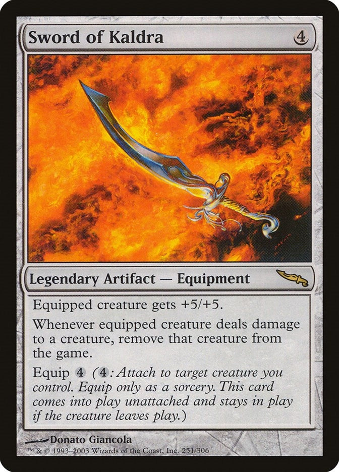 Image for Sword of Kaldra (251) - Magic: The Gathering