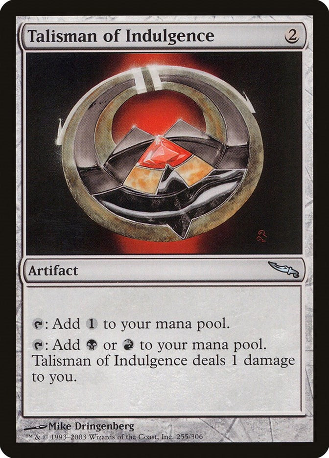 Image for Talisman of Indulgence (255) - Magic: The Gathering