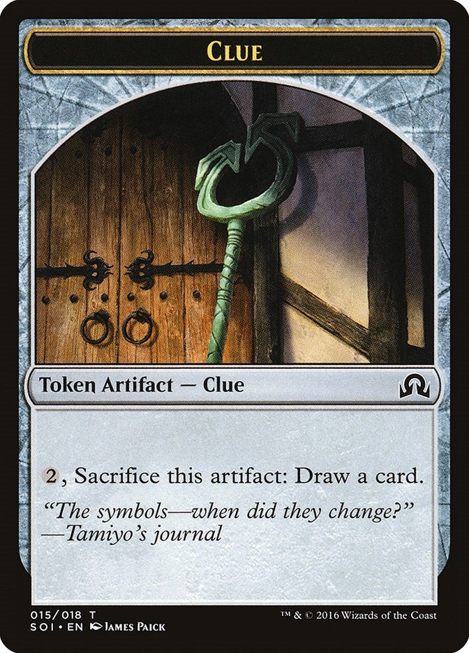 Image for Clue Token (015) (15) (SOI) - Magic: The Gathering