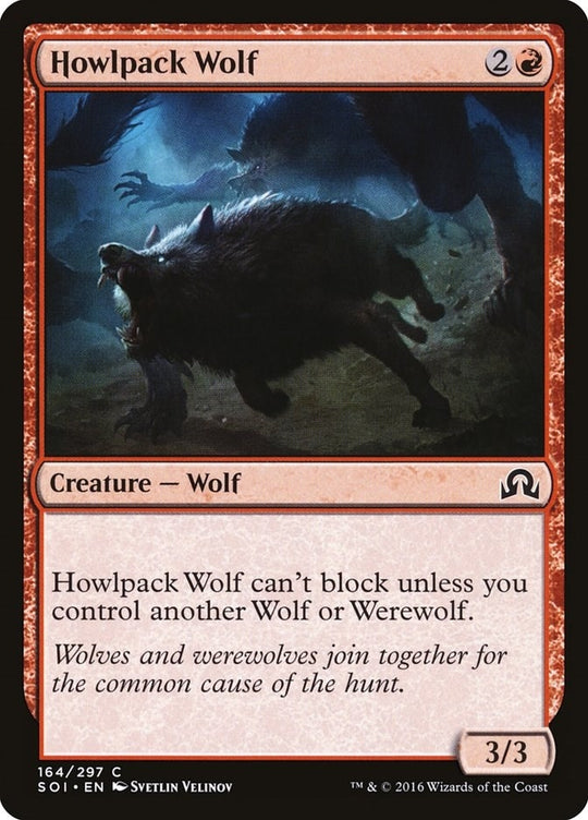 Image for Howlpack Wolf (164) - Magic: The Gathering