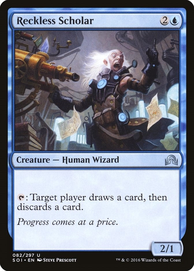 Image for Reckless Scholar (82) - Magic: The Gathering