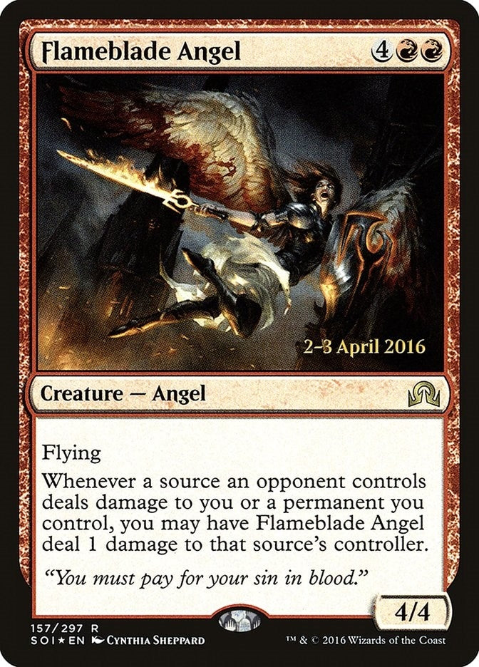Image for Flameblade Angel (157) - Magic: The Gathering