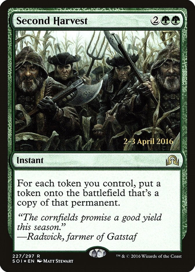 Image for Second Harvest (227) - Magic: The Gathering