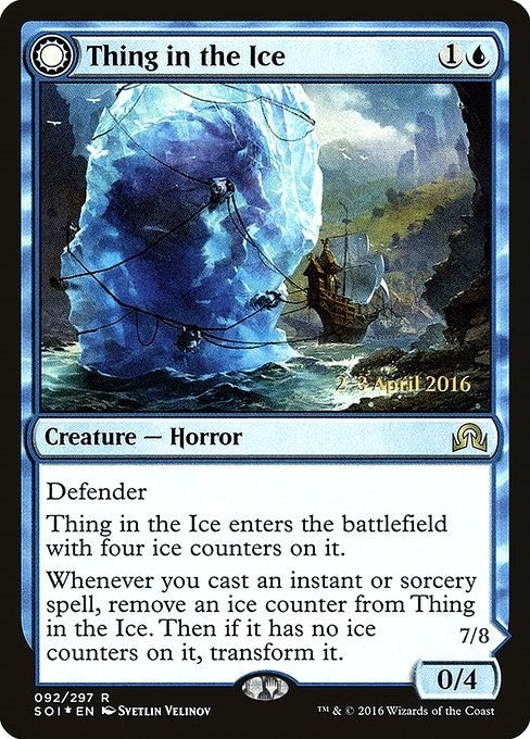 Image for Thing in the Ice (92) - Magic: The Gathering
