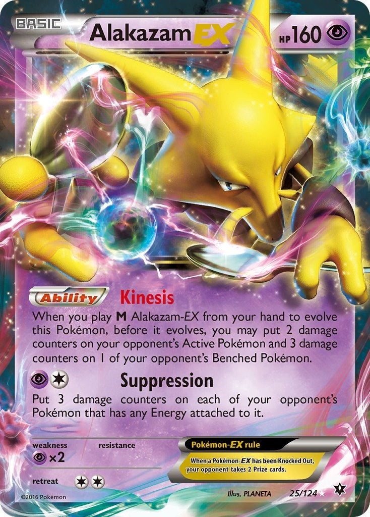Image for Alakazam EX (25/124) (FCO) - Pokemon