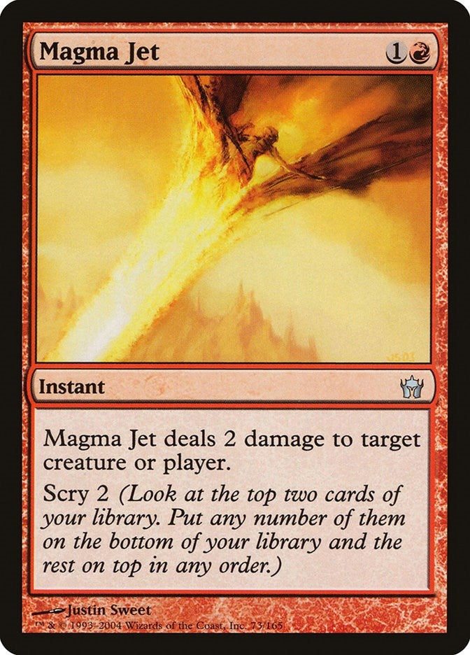 Image for Magma Jet (73) - Magic: The Gathering