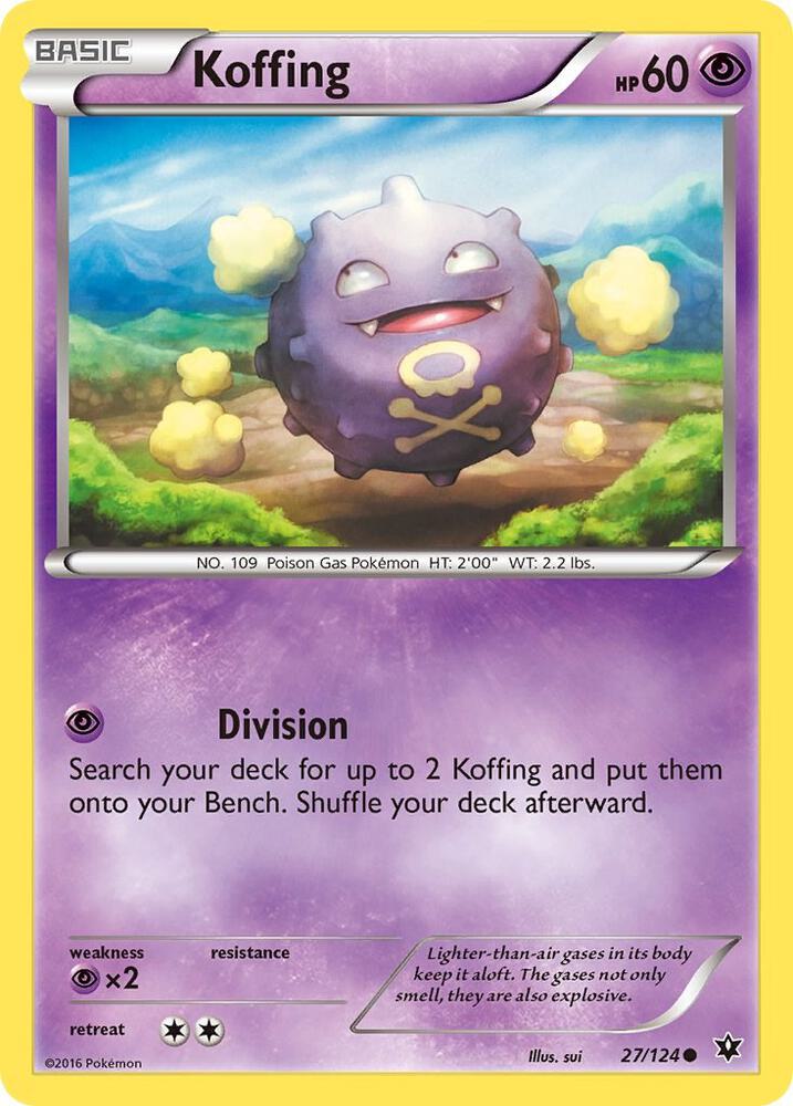 Image for Koffing (27/124) (FCO) - Pokemon