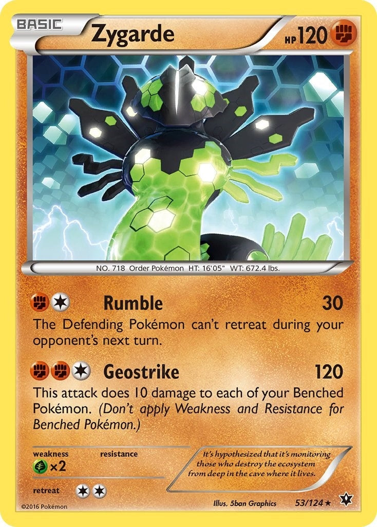 Image for Zygarde (53) (53/124) (FCO) - Pokemon