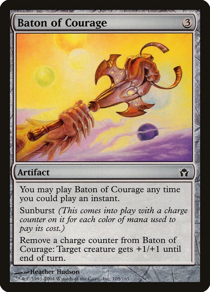 Image for Baton of Courage (105) - Magic: The Gathering