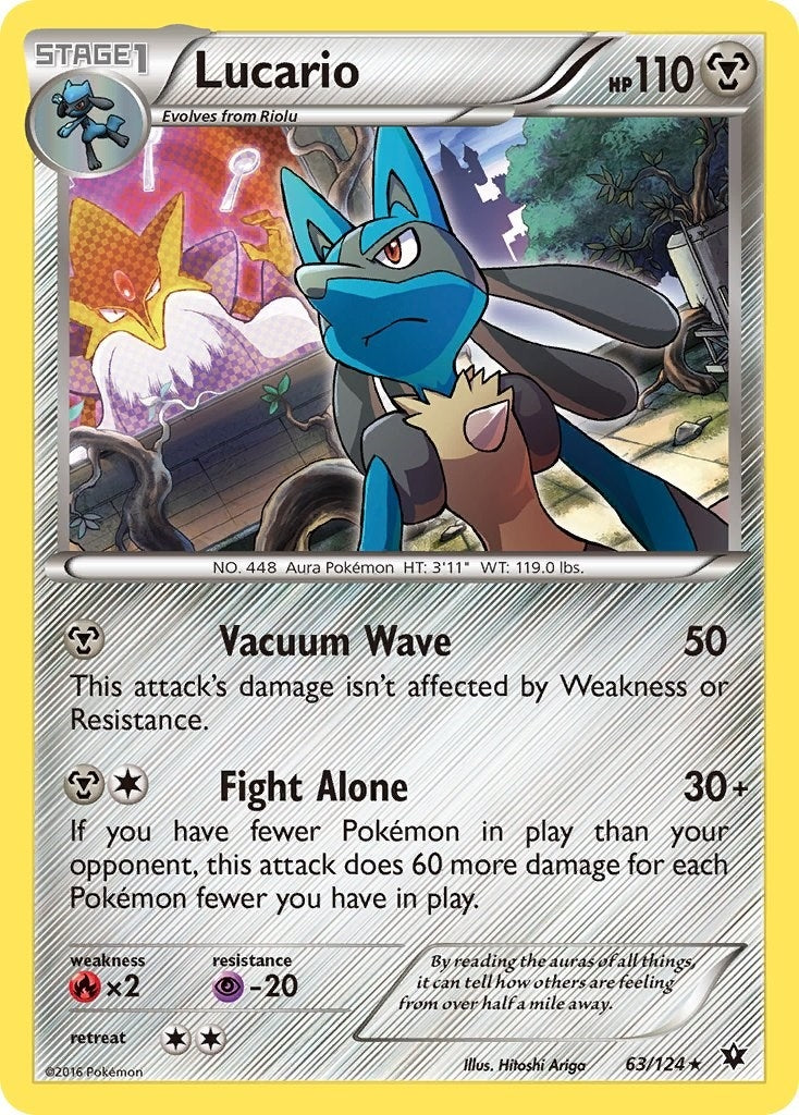 Image for Lucario (63) (63/124) (FCO) - Pokemon
