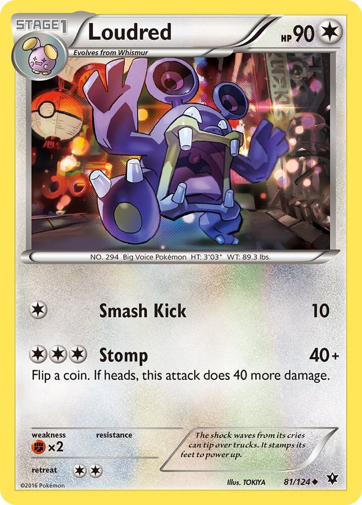 Image for Loudred (81/124) (FCO) - Pokemon