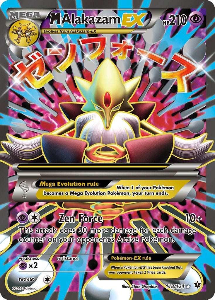 Image for M Alakazam EX (Full Art) (118/124) (FCO) - Pokemon