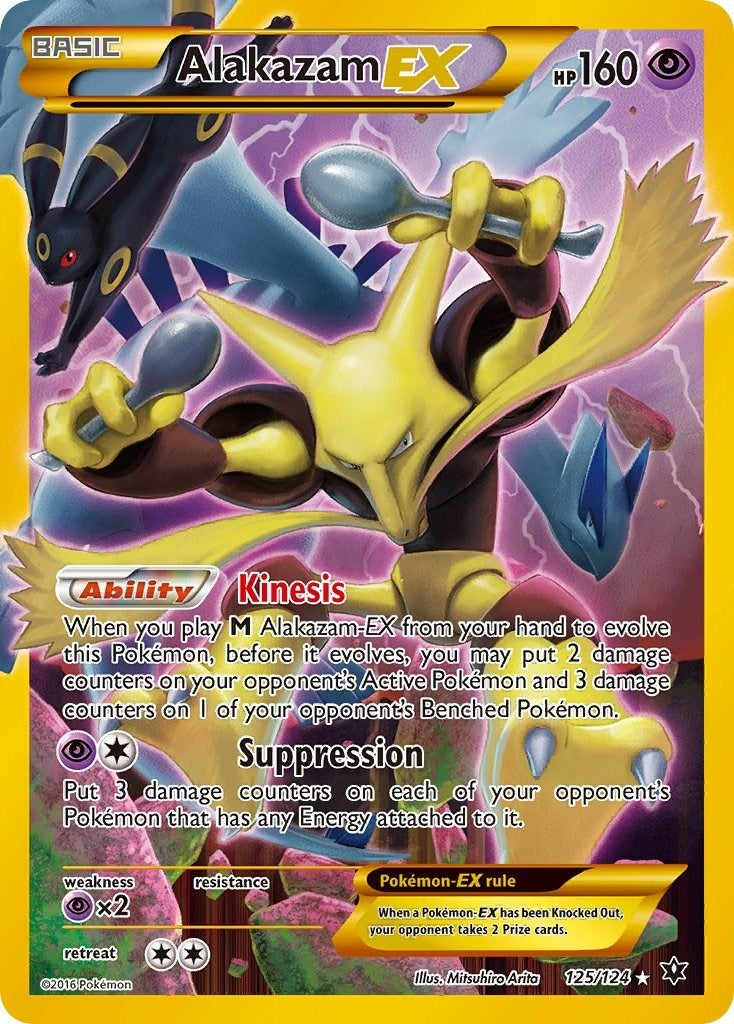 Image for Alakazam EX (Secret) (125/124) (FCO) - Pokemon