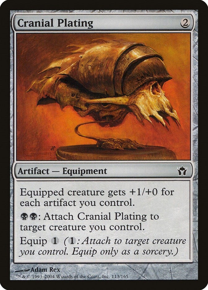 Image for Cranial Plating (113) - Magic: The Gathering