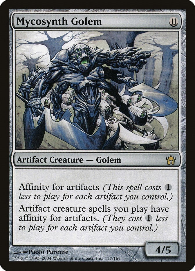 Image for Mycosynth Golem (137) - Magic: The Gathering