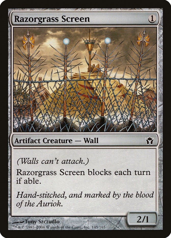 Image for Razorgrass Screen (145) - Magic: The Gathering