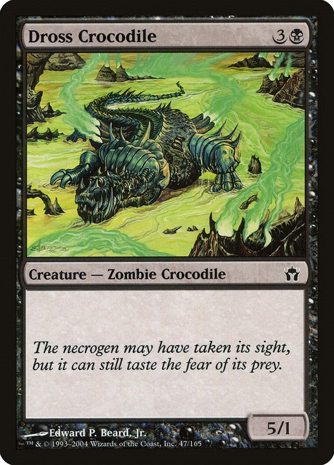 Image for Dross Crocodile (47) - Magic: The Gathering