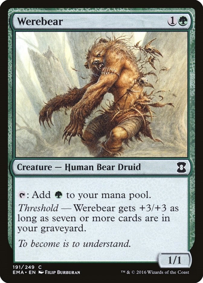 Image for Werebear (191) (EMA) - Magic: The Gathering