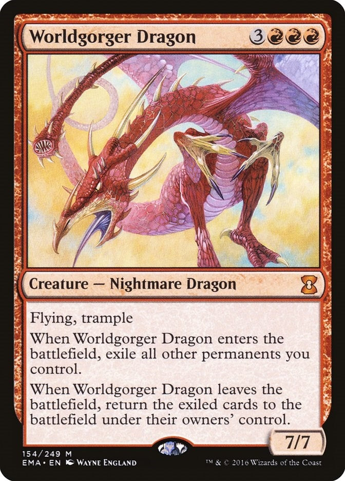Image for Worldgorger Dragon (154) - Magic: The Gathering