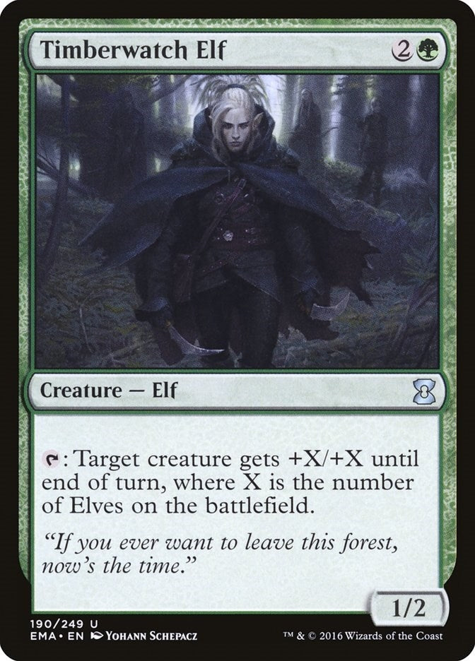 Image for Timberwatch Elf (190) (EMA) - Magic: The Gathering