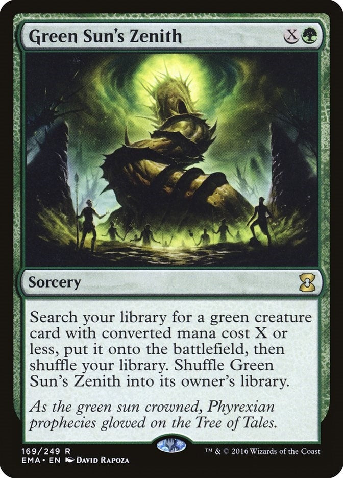 Image for Green Sun's Zenith (169) - Magic: The Gathering