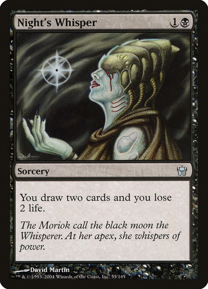 Image for Night's Whisper (55) - Magic: The Gathering