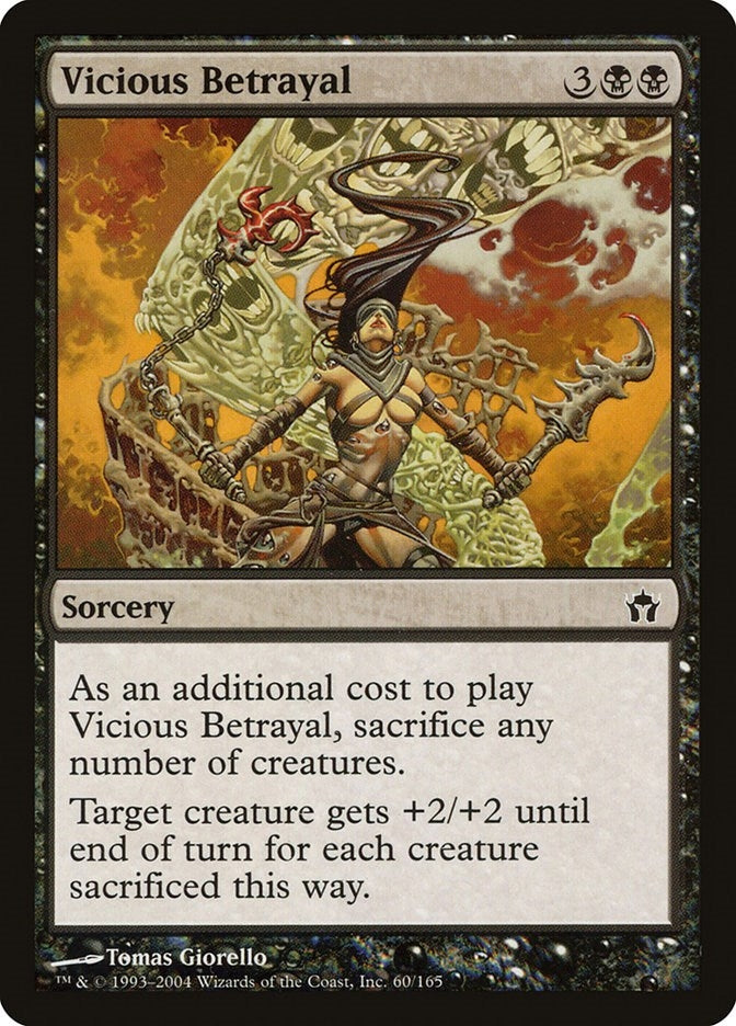 Image for Vicious Betrayal (60) - Magic: The Gathering