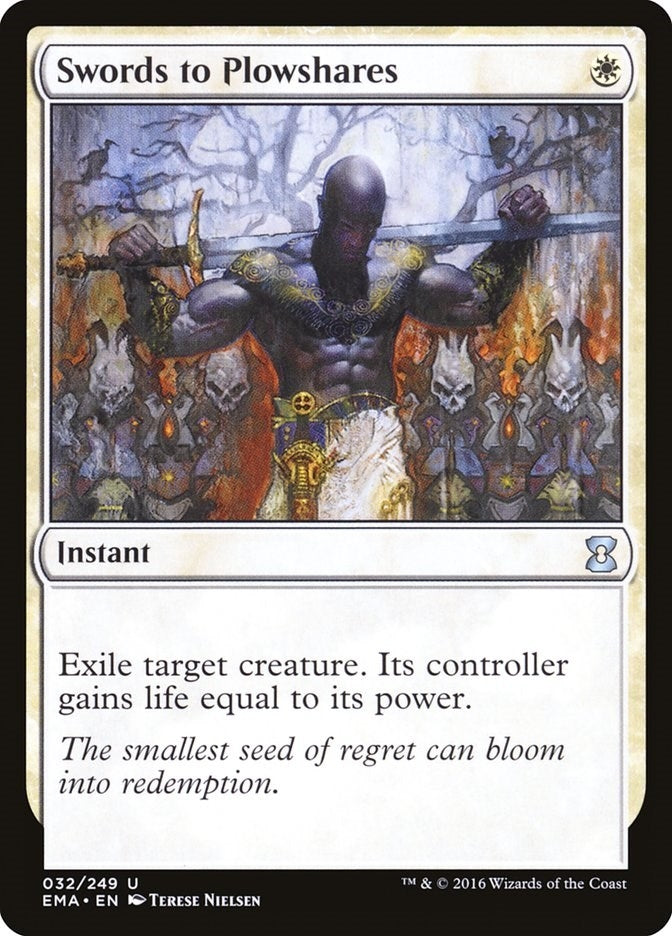 Image for Swords to Plowshares (32) (EMA) - Magic: The Gathering