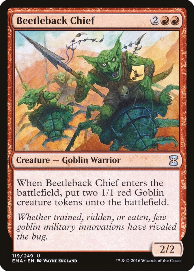 Image for Beetleback Chief (119) - Magic: The Gathering