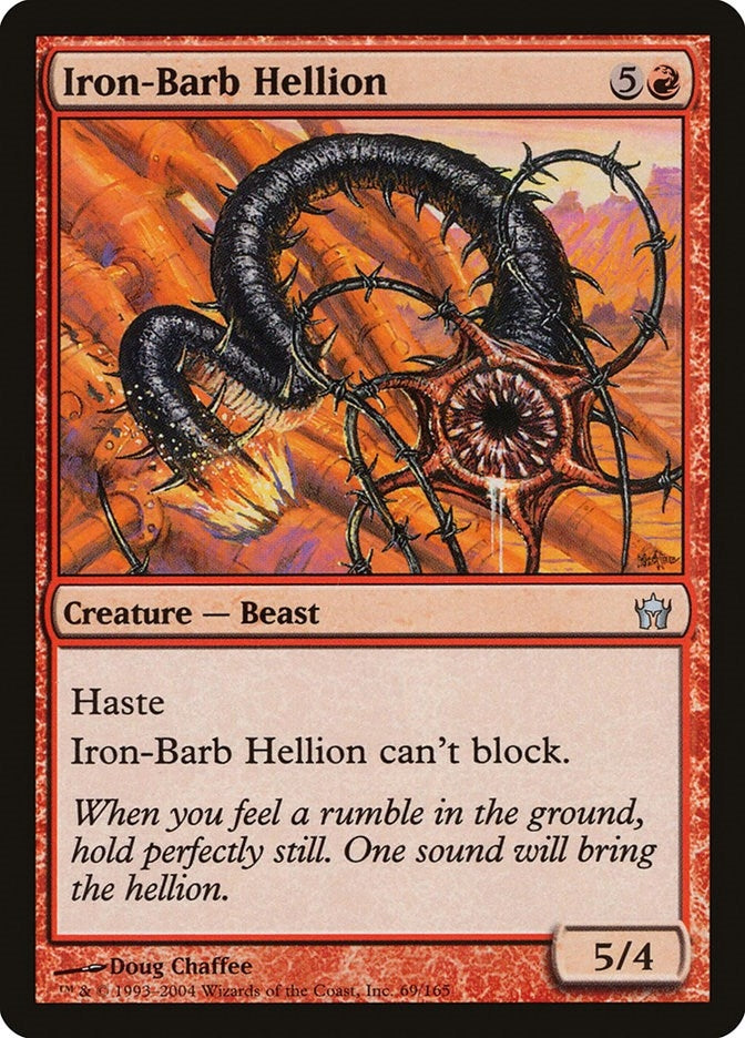 Image for Iron-Barb Hellion (69) - Magic: The Gathering
