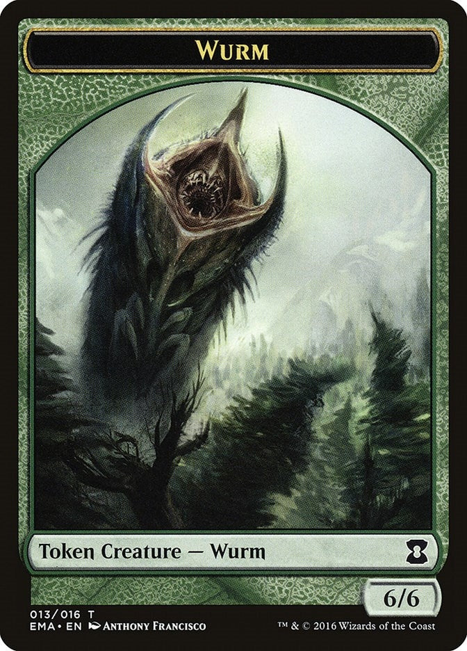 Image for Wurm Token (13) - Magic: The Gathering