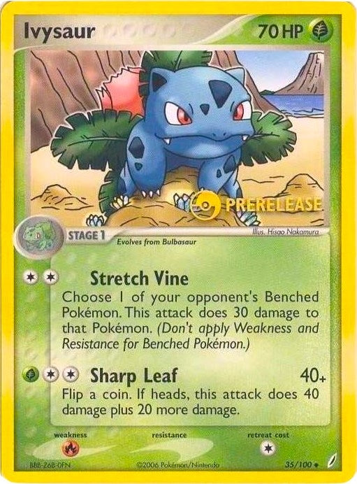 Image for Ivysaur - 35/100 (Prerelease) (35/100) (PR) - Pokemon