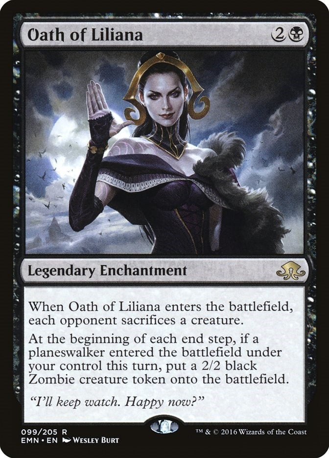Image for Oath of Liliana (99) (EMN) - Magic: The Gathering