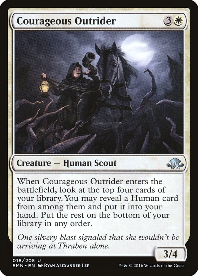 Image for Courageous Outrider (18) - Magic: The Gathering