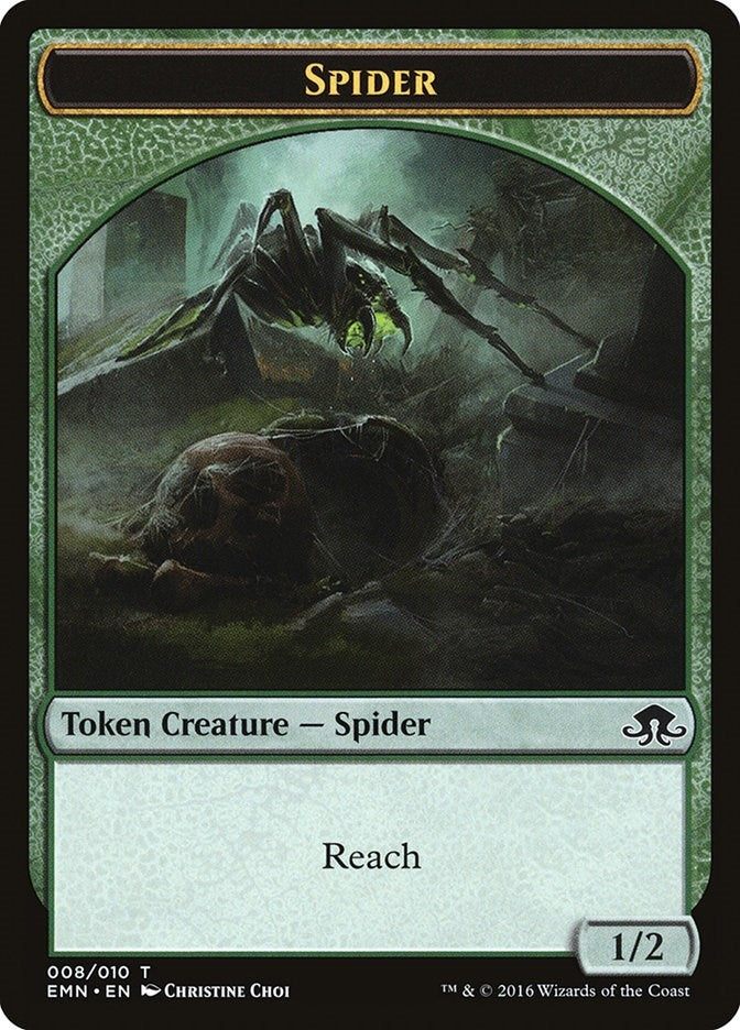 Image for Spider Token (8) - Magic: The Gathering