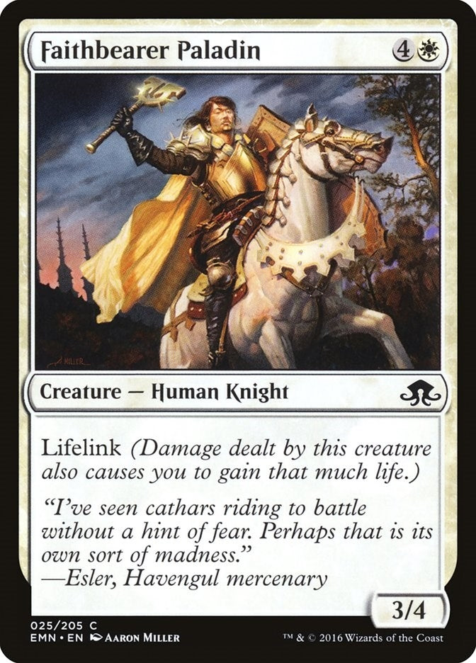 Image for Faithbearer Paladin (25) - Magic: The Gathering