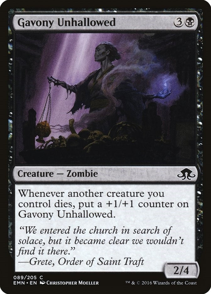 Image for Gavony Unhallowed (89) - Magic: The Gathering