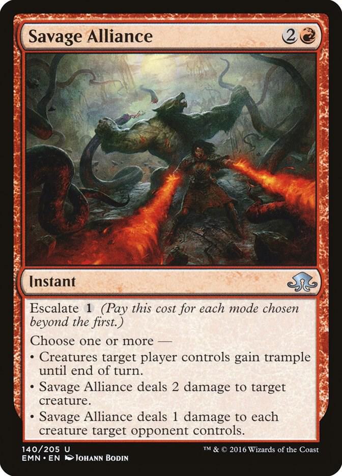 Image for Savage Alliance (140) - Magic: The Gathering