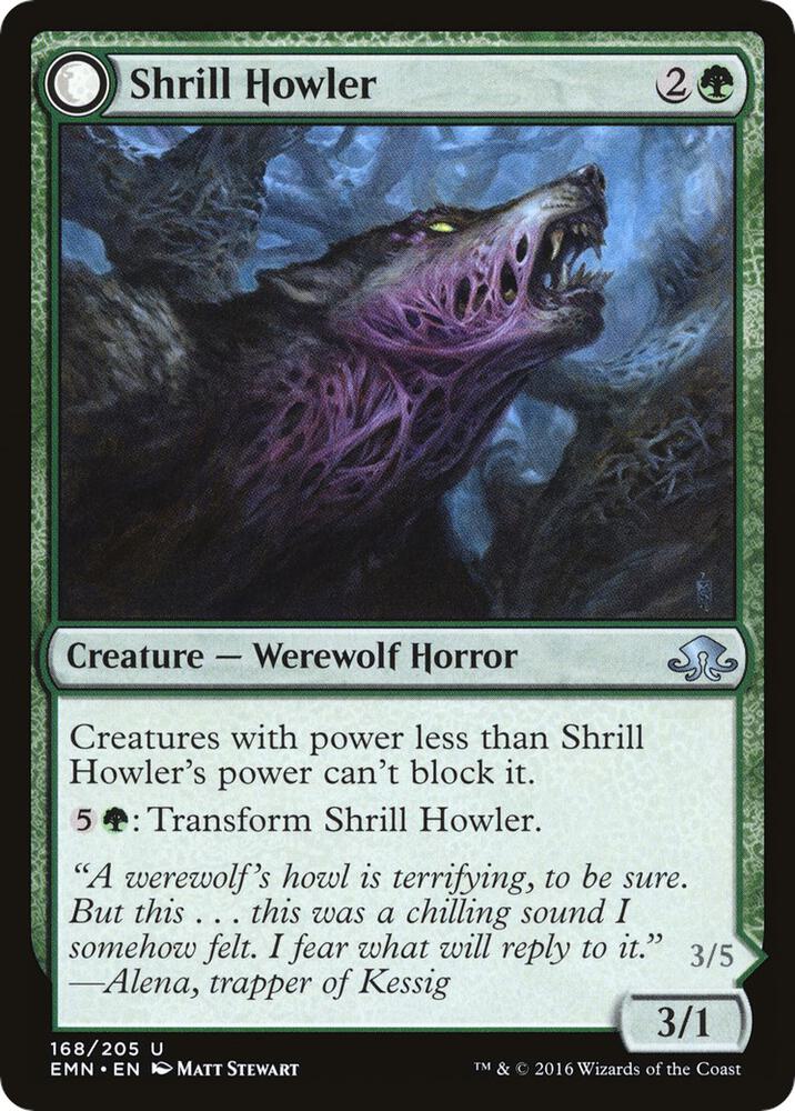Image for Shrill Howler (168) - Magic: The Gathering