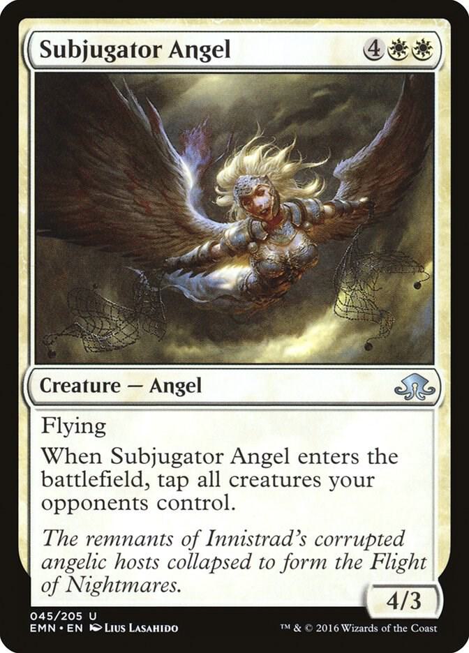Image for Subjugator Angel (45) - Magic: The Gathering