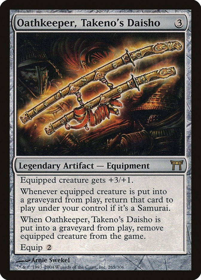 Image for Oathkeeper, Takeno's Daisho (265) - Magic: The Gathering