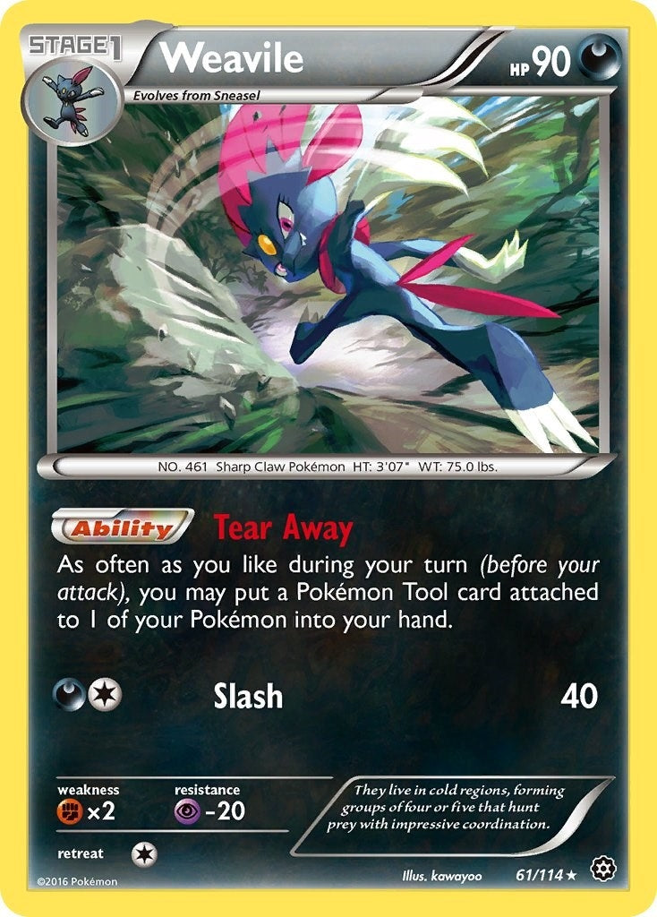 Image for Weavile (61/114) (STS) - Pokemon