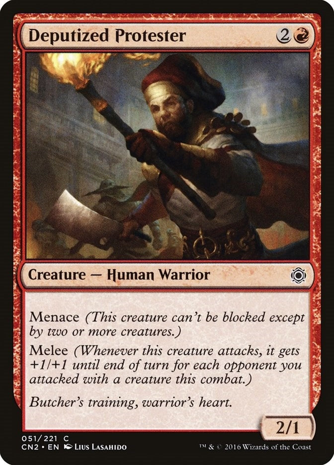 Image for Deputized Protester (51) - Magic: The Gathering