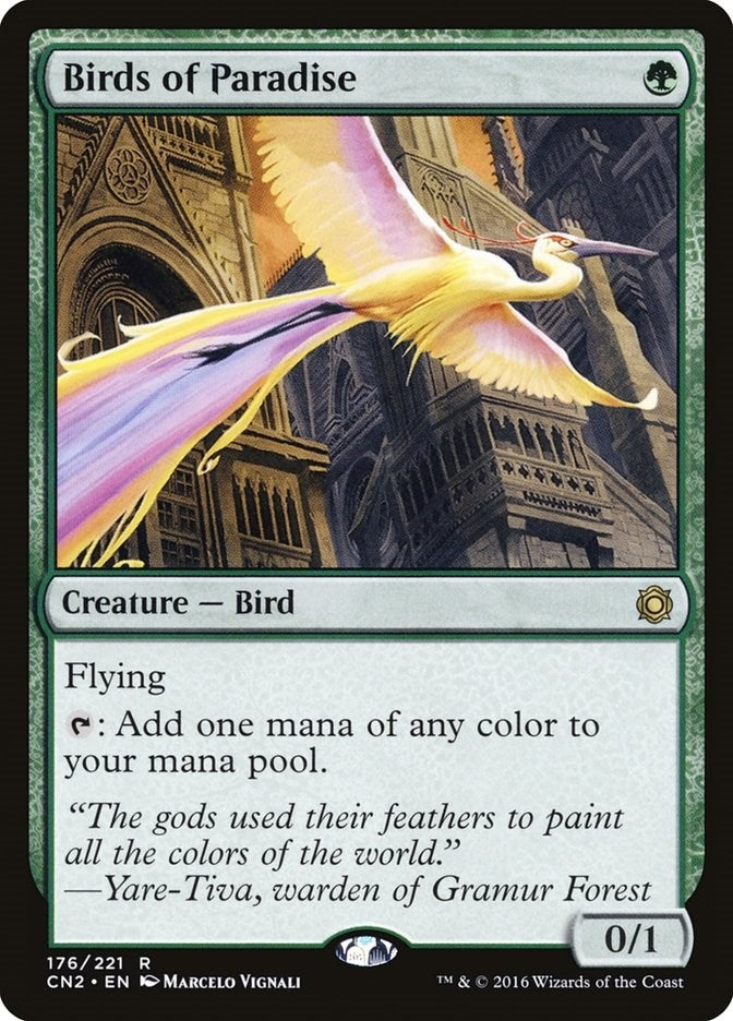 Image for Birds of Paradise (176) (CN2) - Magic: The Gathering
