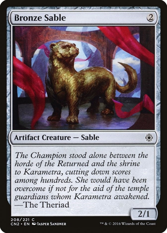 Image for Bronze Sable (208) - Magic: The Gathering