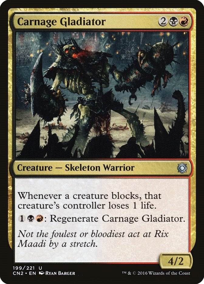 Image for Carnage Gladiator (199) - Magic: The Gathering